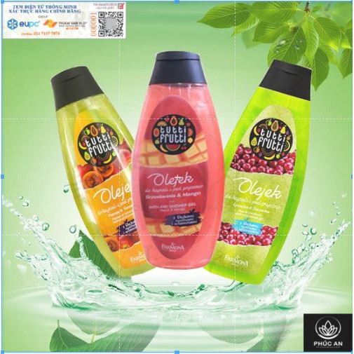 [Chính Hãng]- Sữa tắm hương hoa quả Farmona Tutti - Dưỡng ẩm, Ngăn ngừa lão hóa nhập khẩu Châu Âu (425ml) | BigBuy360 - bigbuy360.vn