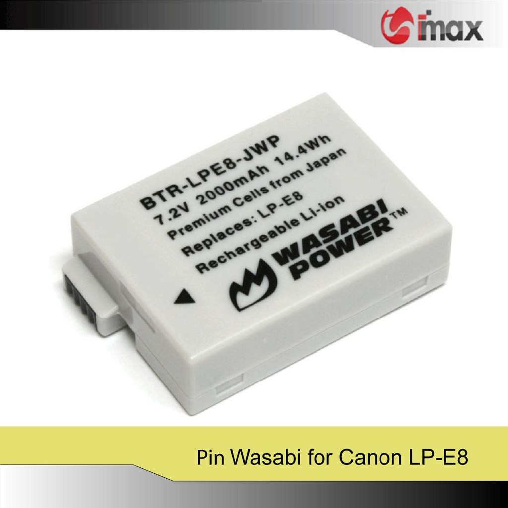 Pin máy ảnh Wasabi for Canon LP-E8