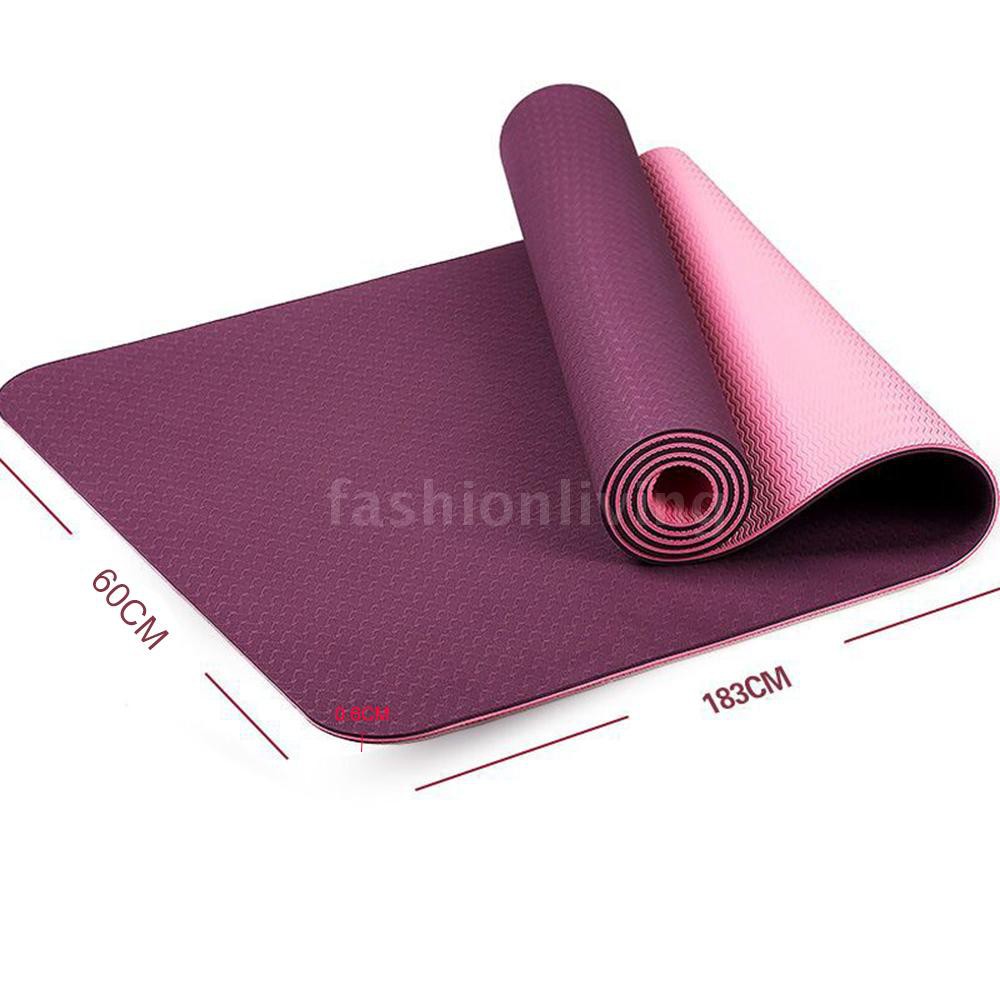 Thảm Tập Yoga Chống Trượt Dày 6mm