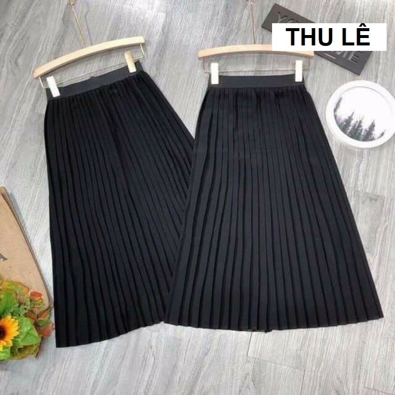 Chân Váy Xếp Li Dài
