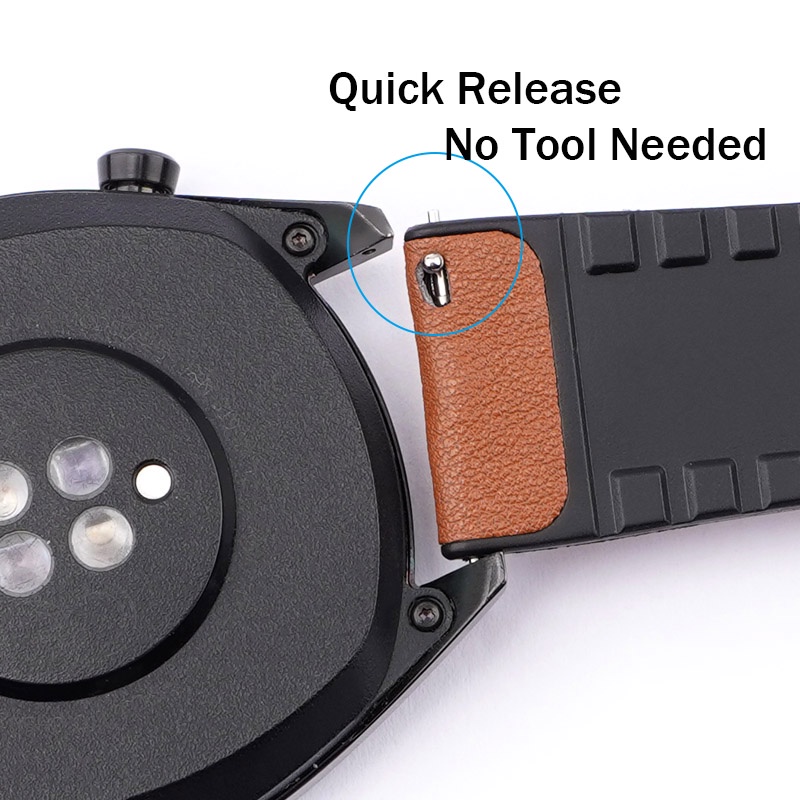 Dây Đeo Đồng Hồ Bằng Silicone + Da Mềm Chống Thấm Nước Cho Nam Và Nữ