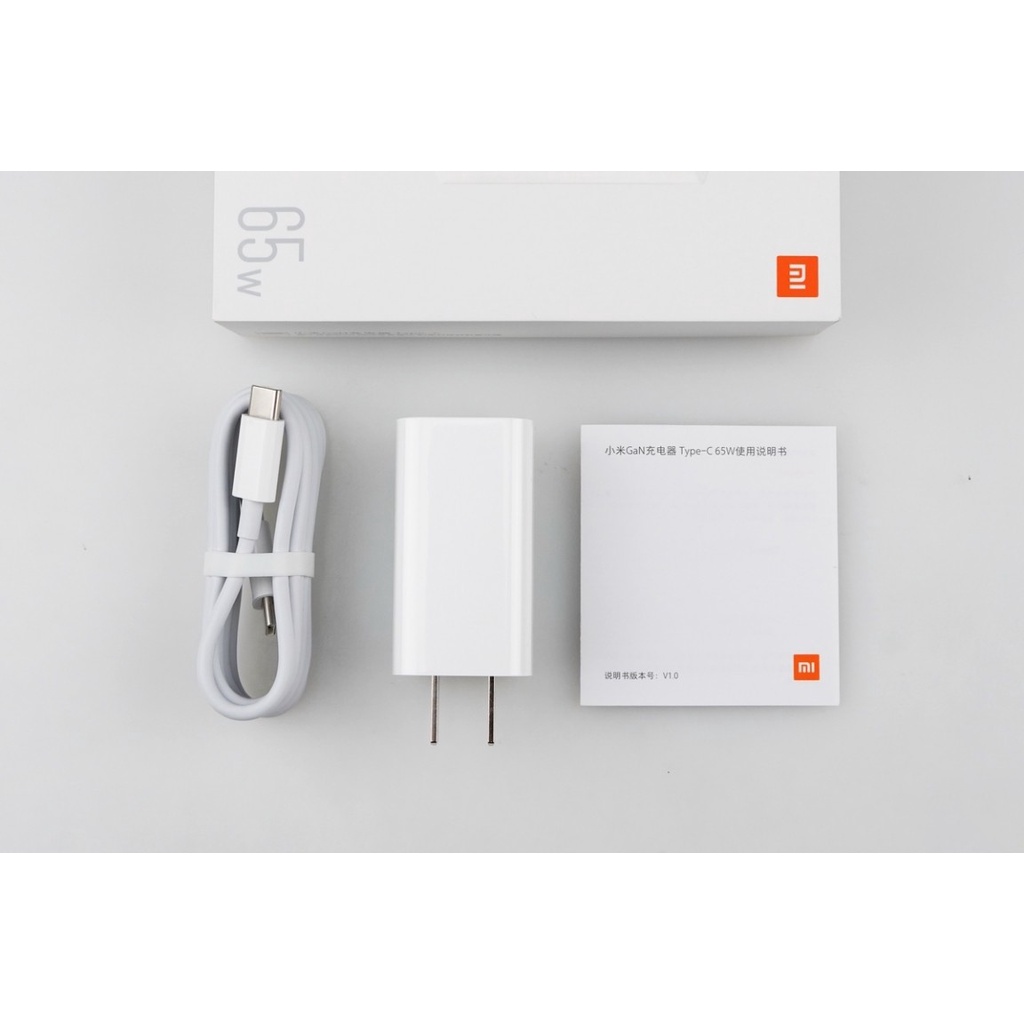 Sạc Xiaomi 65W GaN AD65G Type-C kèm cáp sạc nhanh chuẩn GaN cao cấp chính hãng  - Minh Tín Shop
