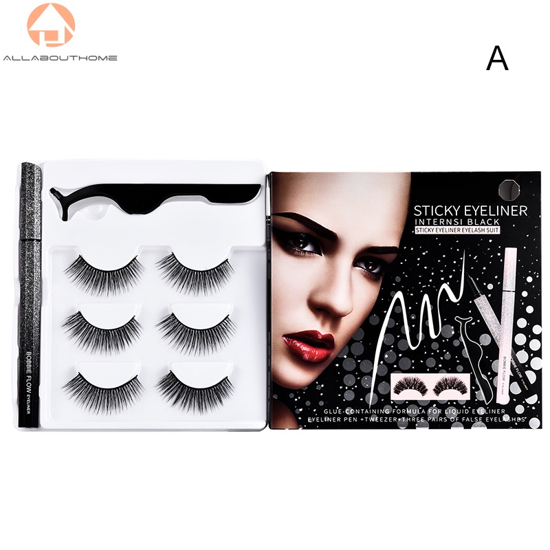 Set 3 cặp miếng dán lông mi chống nước lâu trôi tự dính có thể tái sử dụng cho nữ
 | BigBuy360 - bigbuy360.vn