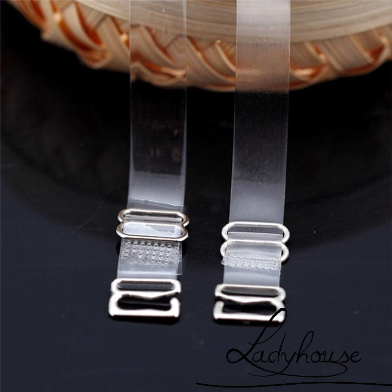 LDD-1 Pairs Bra Straps Invisible Adjustable Clear Transparent Bra Straps Underwear Accessories