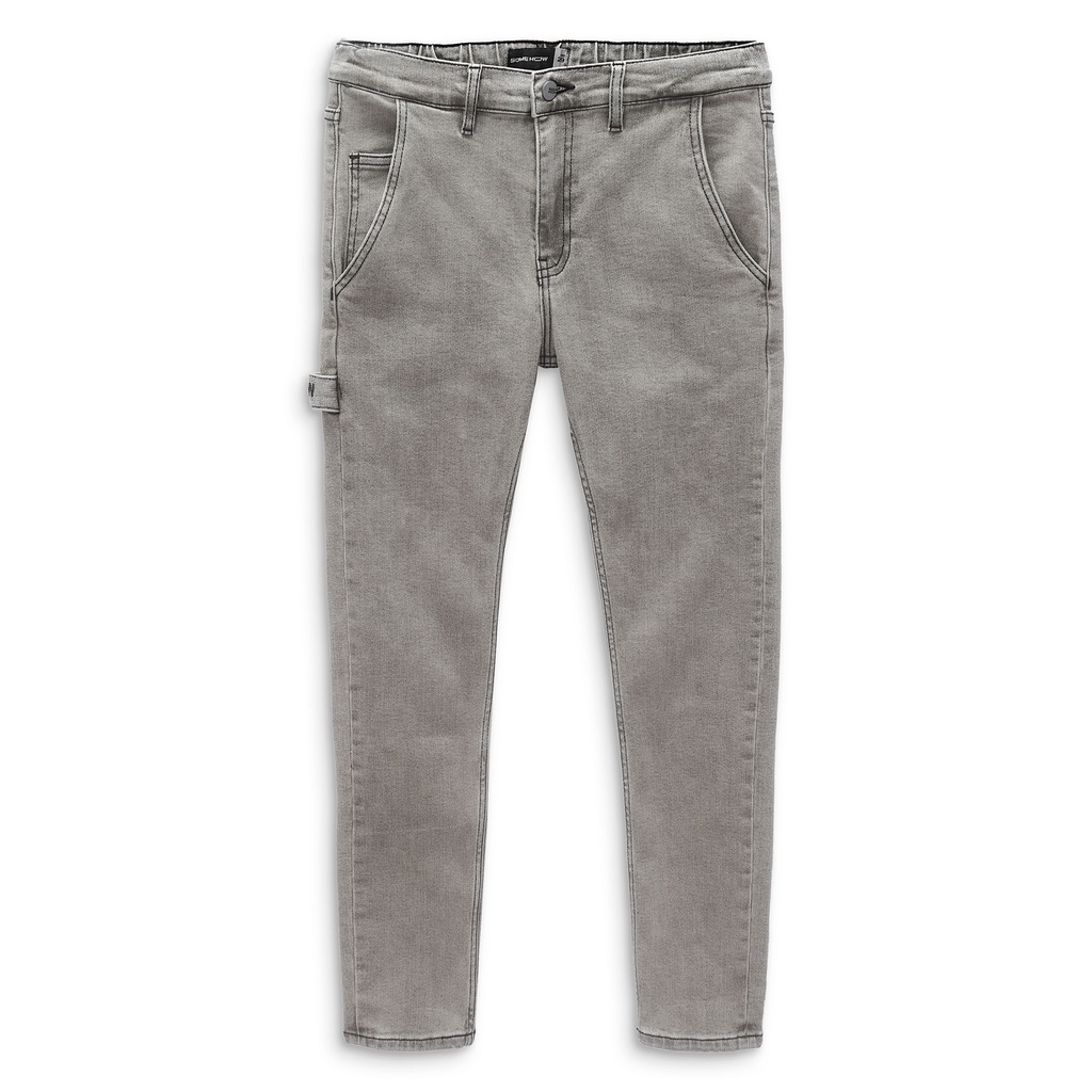 Quần Jean Nam SlimStraight Light Extra , Chất Vải Cotton Pha Spandex Thoải Mái , QJ004255 ,SOMEHOW