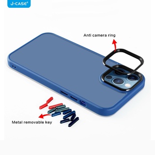 ỐP LƯNG TRONG VIỀN MÀU iPhone 13/ 13 Pro/ 13 Pro Max hiệu J-Case