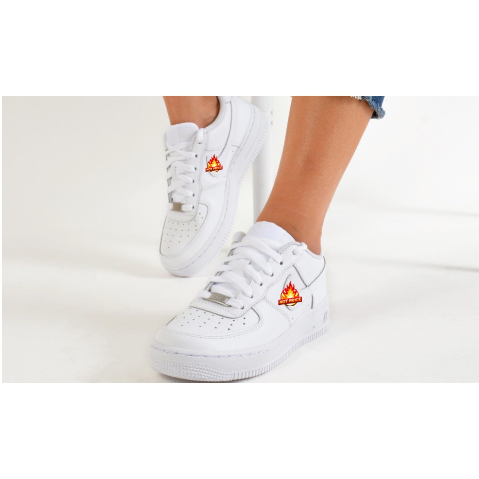 [KÈM HÔP] GIÀY THỂ THAO FOX TRẮNG NAM NỮ NK Force 1 Full Trắng Giày Sneaker Nam Nữ AF1 Full White - NK AIR FORCE AF1