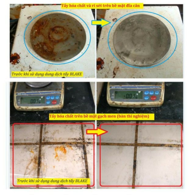 Dung dịch vệ sinh nhớt xe máy, vết bẩn lâu ngày, gỉ sét, vết ố BLAKE - Không gây mất màu ốc và mốc trắng