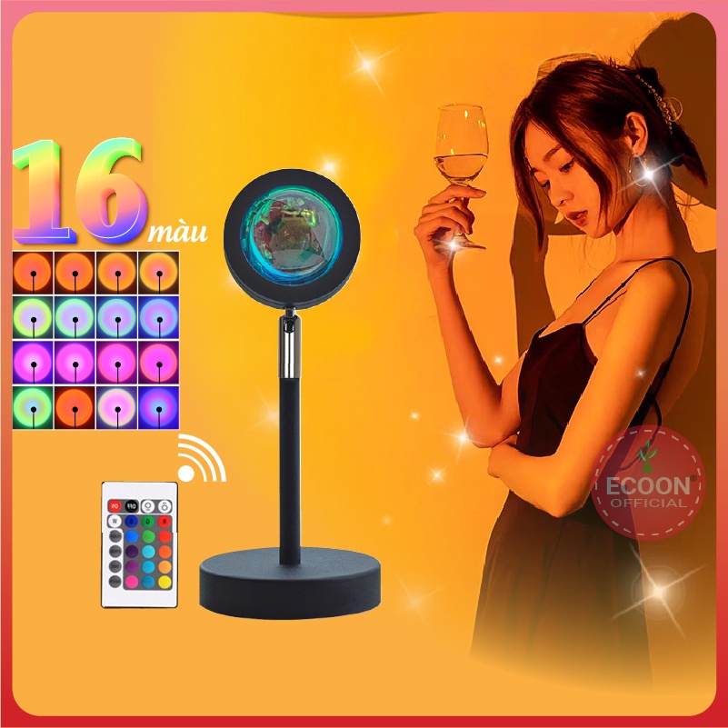 Đèn hoàng hôn 4 màu, 16 màu RGB  hot trend cho chụp ảnh studio, quay video, tạo background
