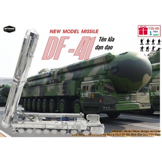 Mô Hình Lắp Ghép kim Loại 3D Tên lửa đạn đạo DF-41