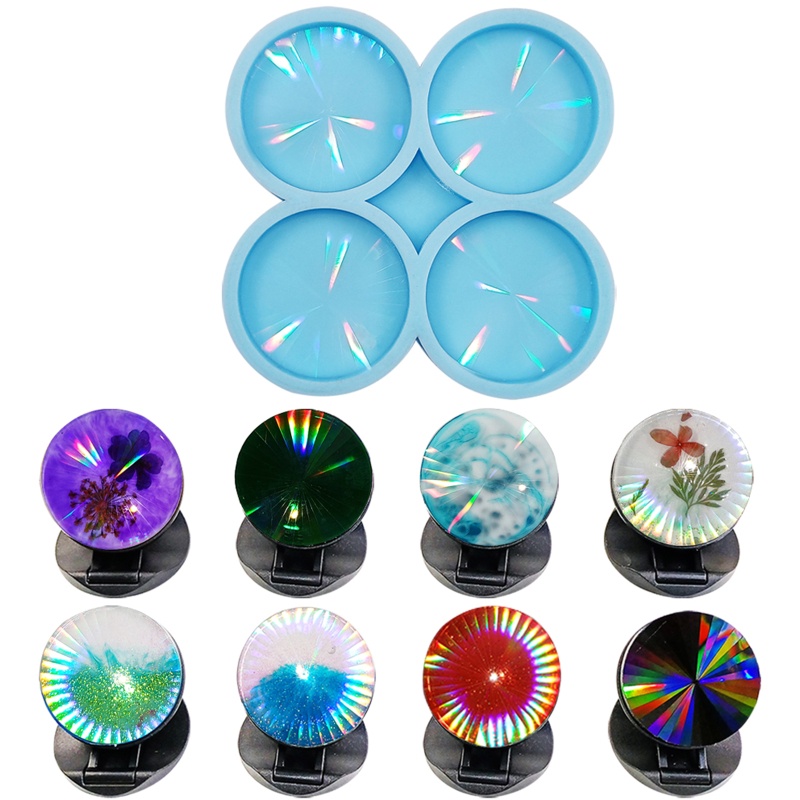 Khuôn Silicon Làm Giá Đỡ Điện Thoại Hình Bóng Đèn Ba Chiều DIY