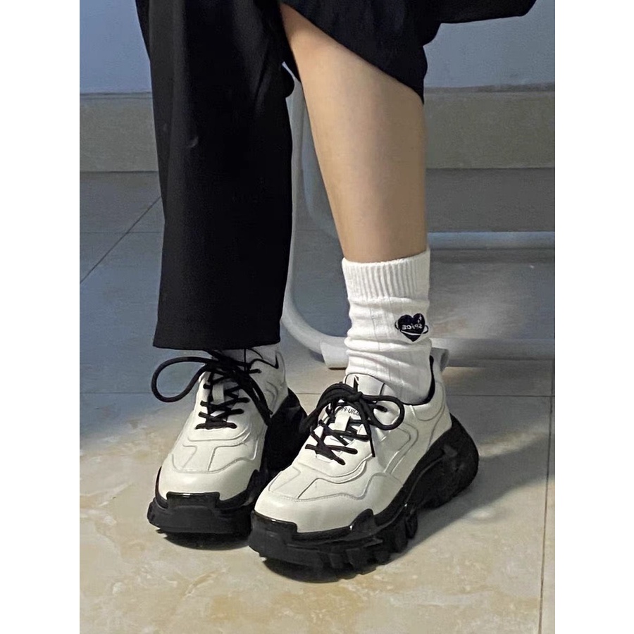 Giày Thể Thao Đế Dày Màu Trắng Dễ Phối Đồ Thời Trang Mùa Hè Cho Nữ