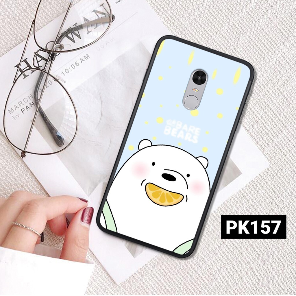 [Freeship từ 50k] ỐP LƯNG XIAOMI REDMI NOTE 4 IN HÌNH WE BARE BEARS -SIÊUBỀN-SIÊUĐẸP