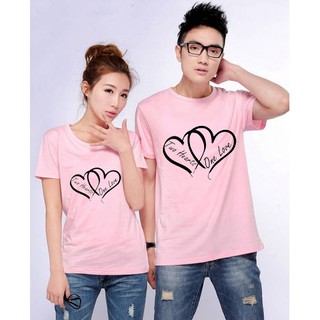 set 2 ao đôi cổ tròn