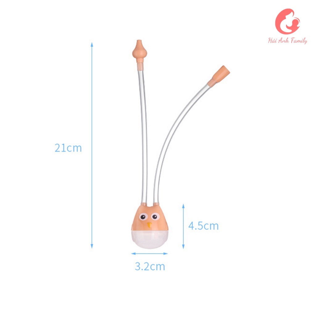 Dụng cụ hút mũi đầu silicon siêu mềm, an toàn cho bé