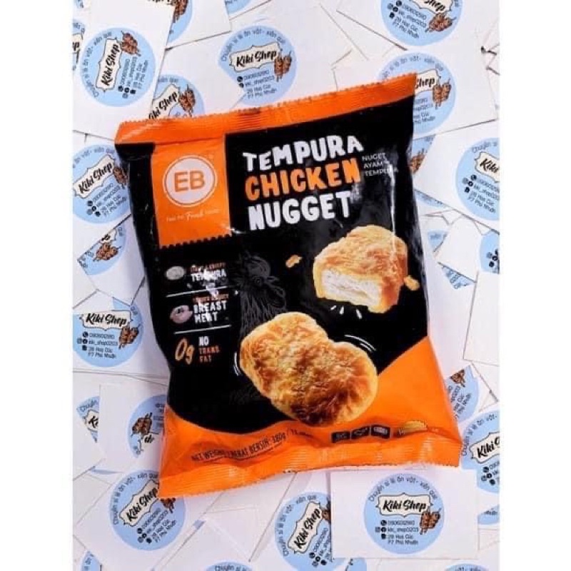 Gà viên tẩm bột EB 380gr Maylaysia - Tempura Chicken Nugget ( Giao Hàng Hà Nội )