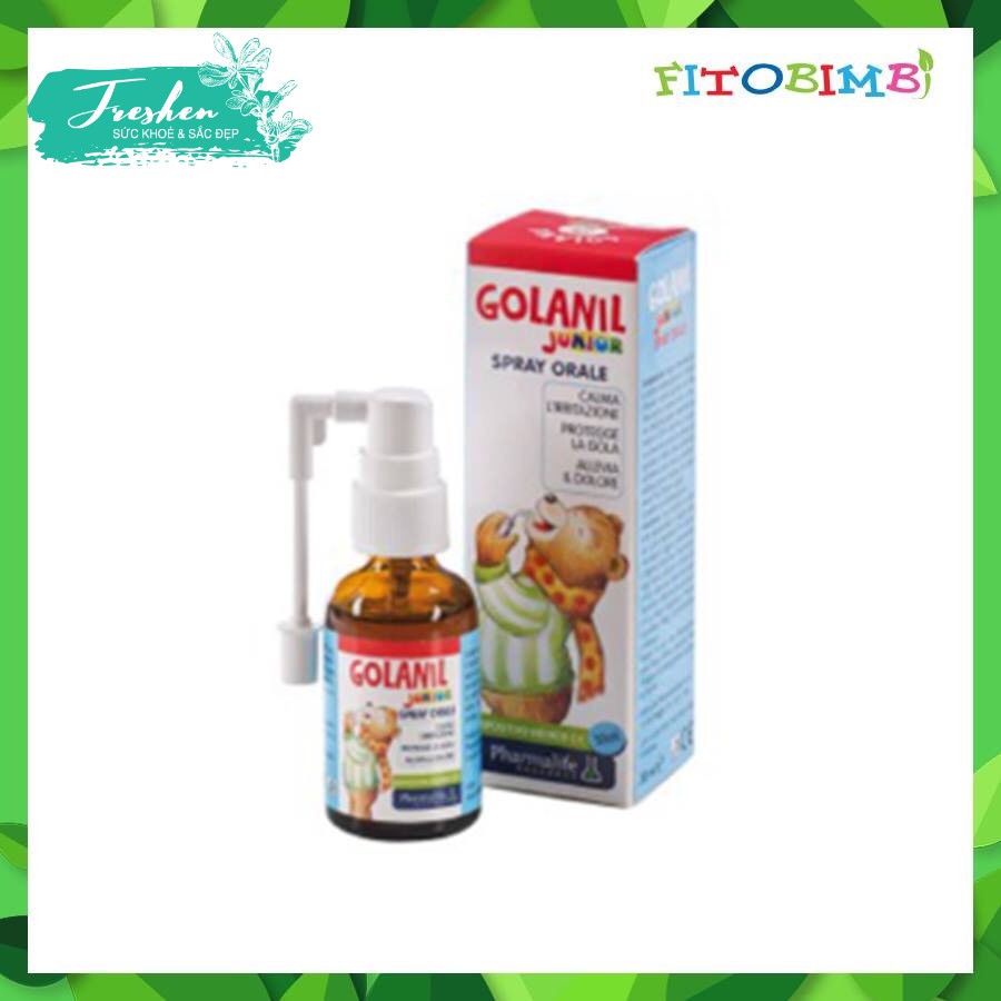 ✅ (CHÍNH HÃNG) Xịt sát khuẩn hầu họng trẻ em Golanil Junior 30ML