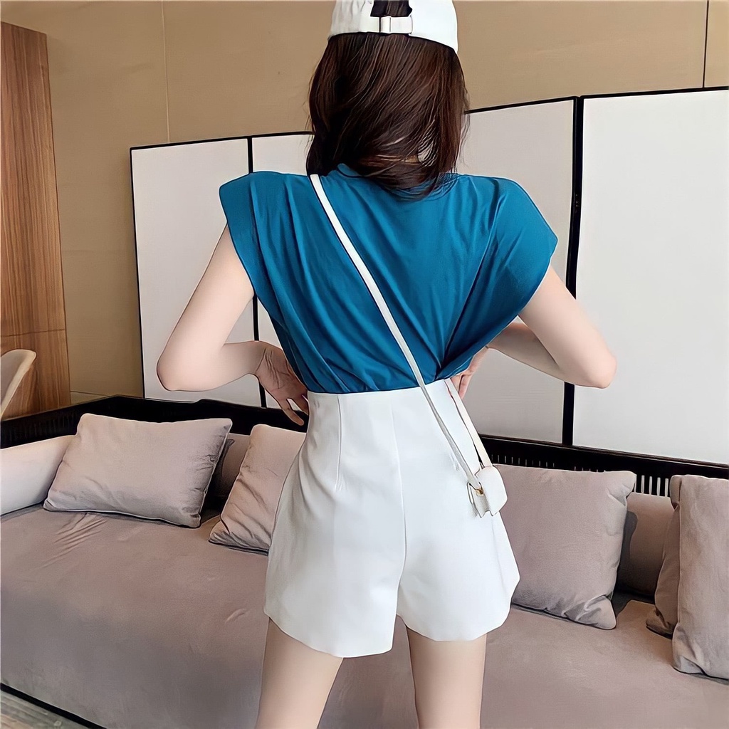 Quần đùi nữ, Quần short nữ cạp cao chất liệu vải tuyết mưa đủ size 40- 75KG ( S05 ) | BigBuy360 - bigbuy360.vn