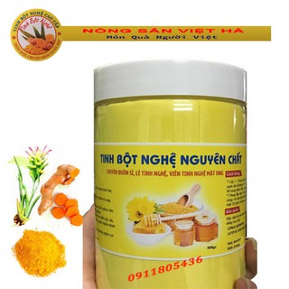 500 g Tinh Bột Nghệ Nguyên Chất ( Có Giấy Tờ Kiểm Định )