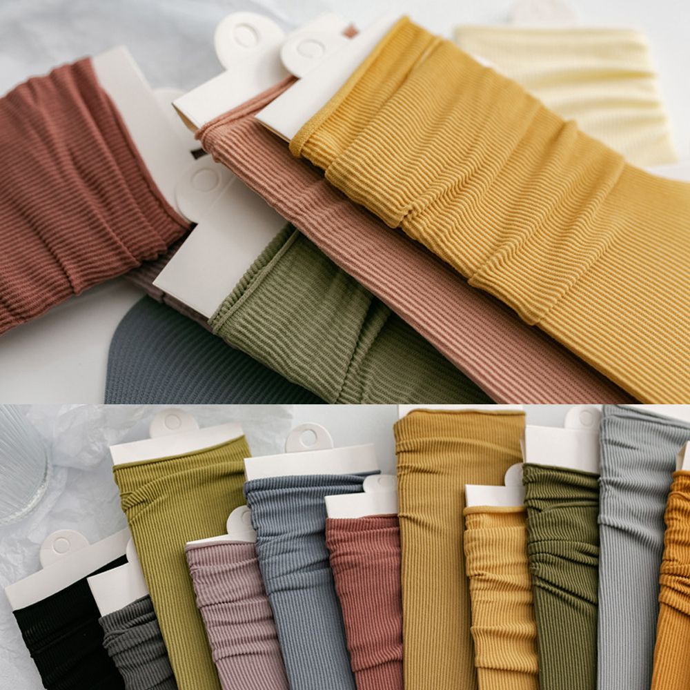 Vớ dài qua mắt cá chân mềm mại màu trơn phong cách lolita thời trang mùa hè cho nữ