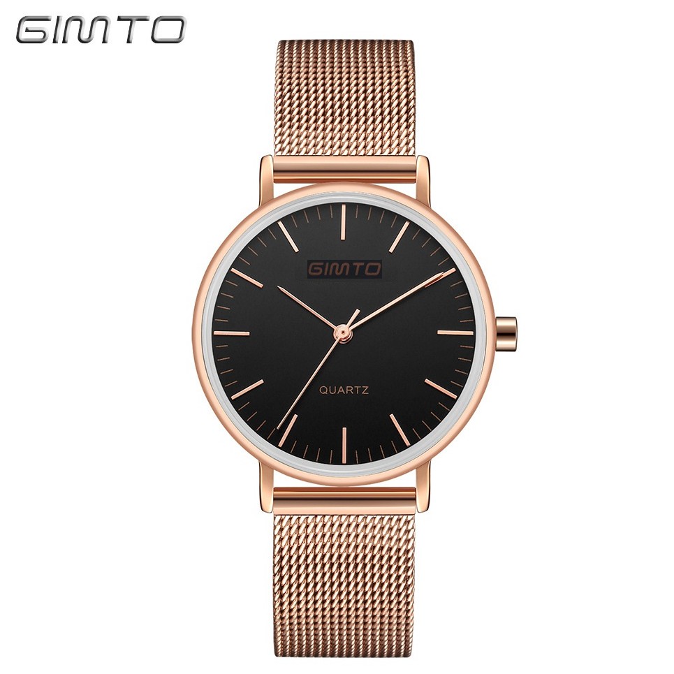 Đồng hồ GIMTO Unisex 40mm dây thép đan siêu mỏng BH 12 tháng - GIMO8