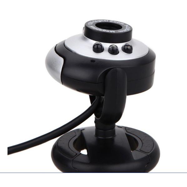 [Giá Siêu Rẻ] Webcam 1.3 MP HD Siêu Nét Xoay 360 Độ có Micro Đàm Thoại Dạy Học Trực Tuyến