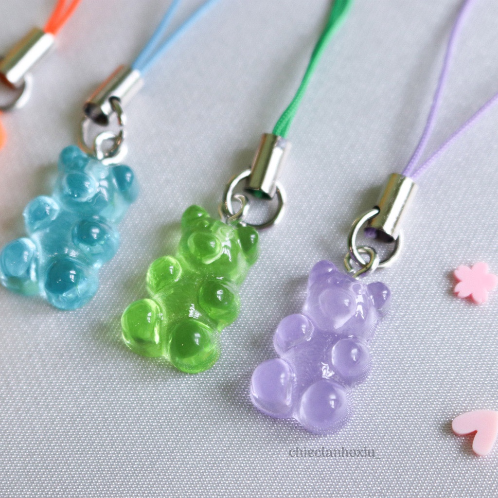 MÓC KHOÁ ĐIỆN THOẠI GUMMY BEAR 🐻