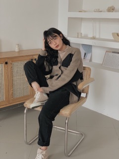 Jeans đen icon mặt cười