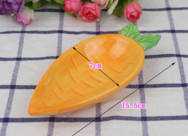 Bát Sứ Ăn Dặm Hình Cà Rốt Dài ăn Dặm kiểu Nhật