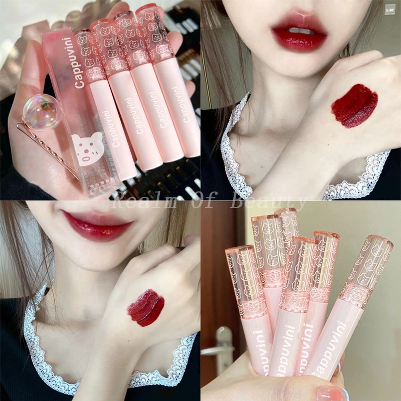 Son kem Cappuvini® Mềm Mướt Giữ Màu Lâu Son Bóng Căng Mọng