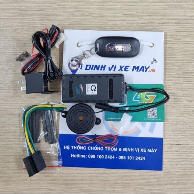 Smart Motor W2 Viettel 【CÓ REMOTE】Phiên Bản Mới Chip 4G (Định Vị + Chống Trộm Xe Máy Số 1 VN)