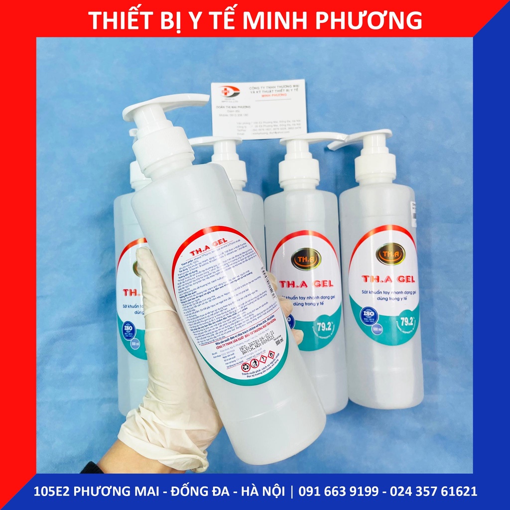 Gel rửa tay sát khuẩn nhanh THA chai 500ml