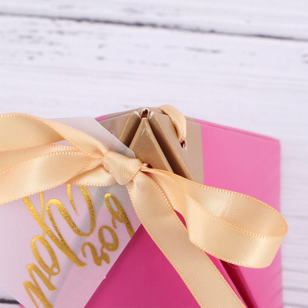 Hộp Giấy Đựng Kẹo Sô Cô La Màu Đỏ