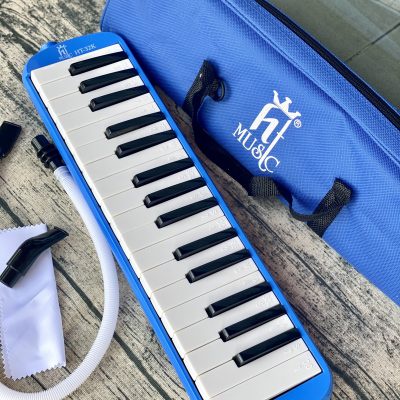 Kèn melodica-melodyon 32 và 37 phím Cho Trẻ Em và Người Lớn - Tặng Kèm túi đựng và dán nốt