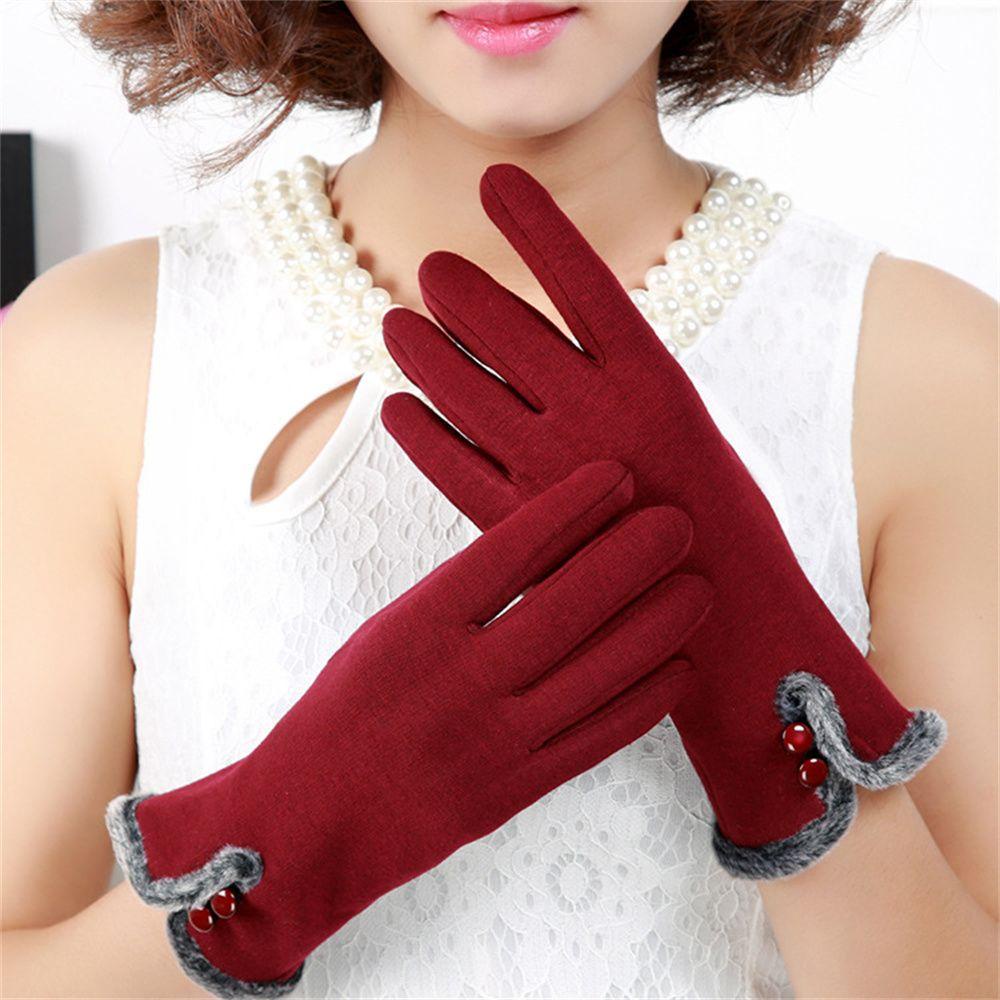 Găng Tay Giữ Ấm Mùa Đông Có Nút Cảm Ứng Màn Hình