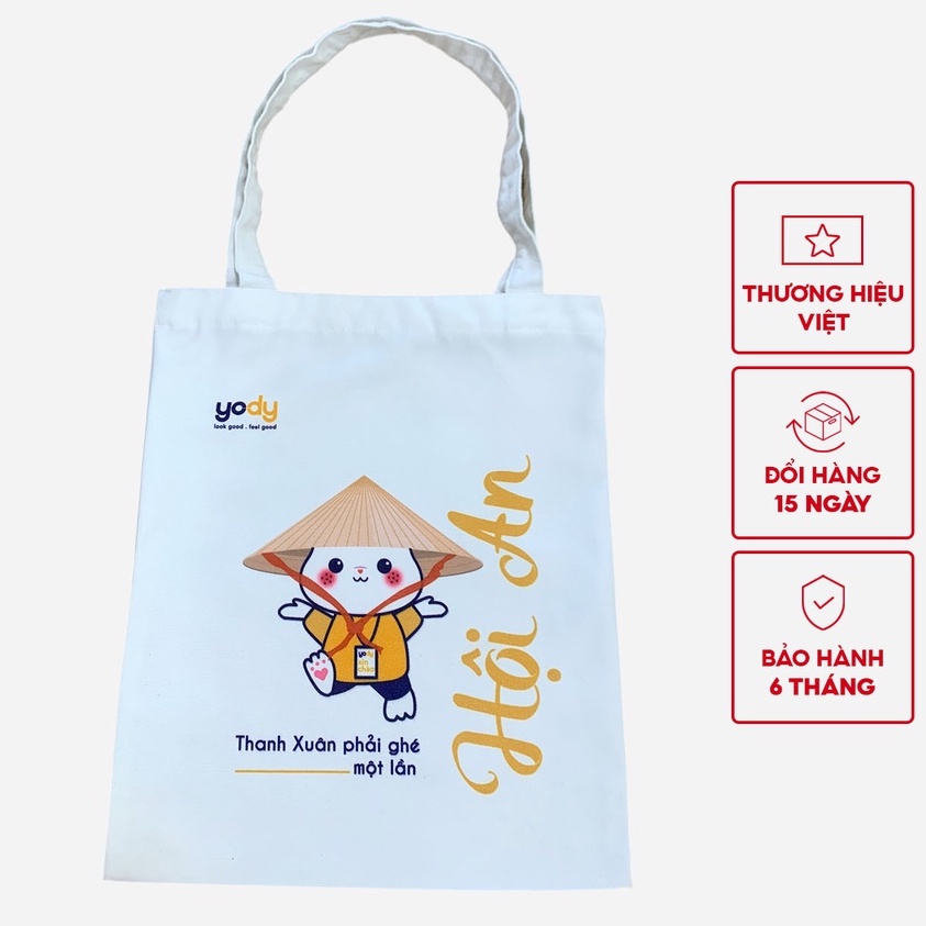 Túi vải tote YODY hình thỏ dễ thương ZTUI