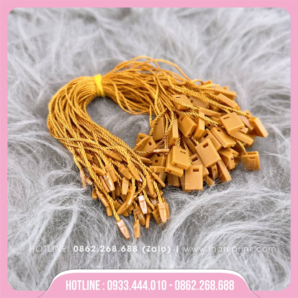 Dây Treo Thẻ Bài Sợi Poly, Dây Tag Treo Quần Áo Thời Trang