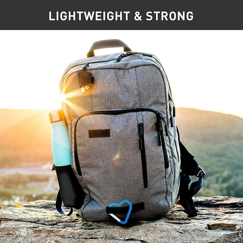 Móc Treo Bình Nước Mini Bằng Hợp Kim Nhôm Siêu Nhẹ Chống Thấm Nước Màu Sắc Ngẫu Nhiên Tiện Dụng Mang Theo Du Lịch Dã Ngoại