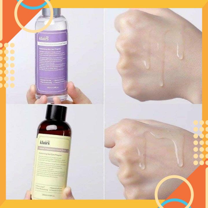 Nước hoa hồng Klairs dưỡng ẩm cho da nhạy cảm Dear Klairs Supple Preparation Toner [ Chính - Hãng ] | BigBuy360 - bigbuy360.vn