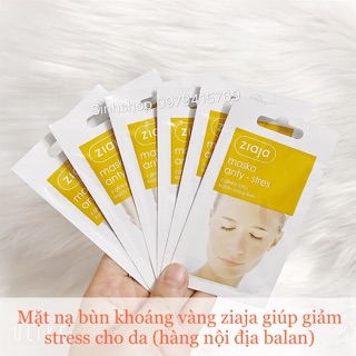 Mặt nạ bùn khoáng vàng Ziaja dưỡng da giảm stress (bill ảnh tiếp)