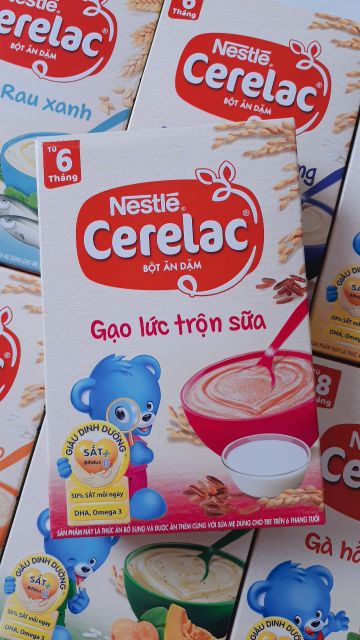 Bột Ăn Dặm Nestle Cerelac đủ vị (200g)