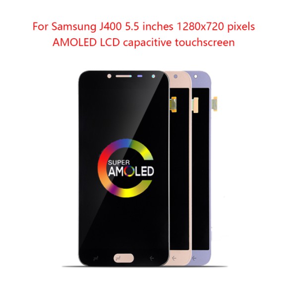OLED có khung cho Samsung Galaxy J4 2018 J400 J400M J400F J400G Màn hình LCD có màn hình cảm ứng