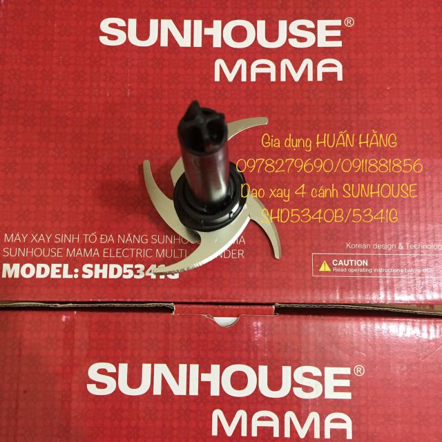 LINH KIỆN MÁY XAY SINH TỐ SUNHOUSE SHD5340B và SHD5341G và SHD5315G