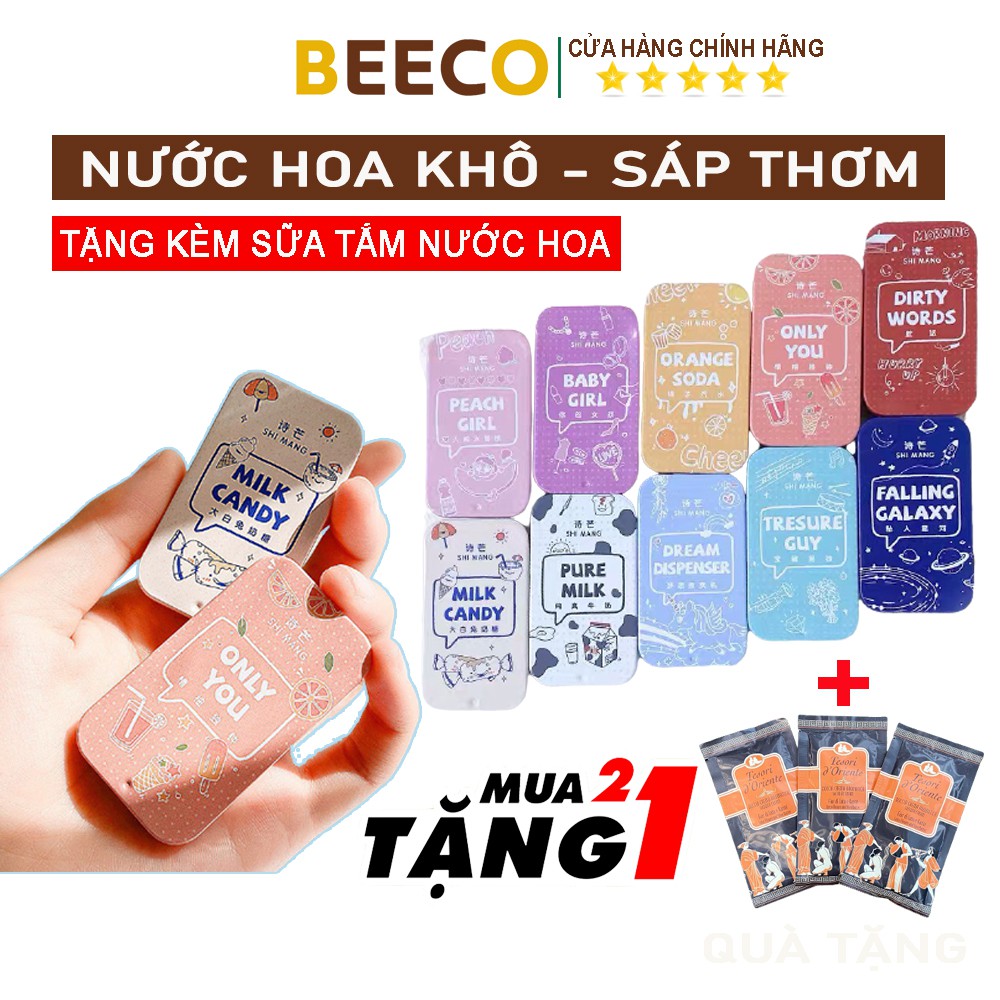 Nước Hoa Khô Dạng Rắn Hương Thơm Lâu Khử Mùi Cho Nam Nữ (Bán Sỉ) Nước Hoa Khô Shimang Daisy Sáp Thơm - Giao Ngẫu Nhiên