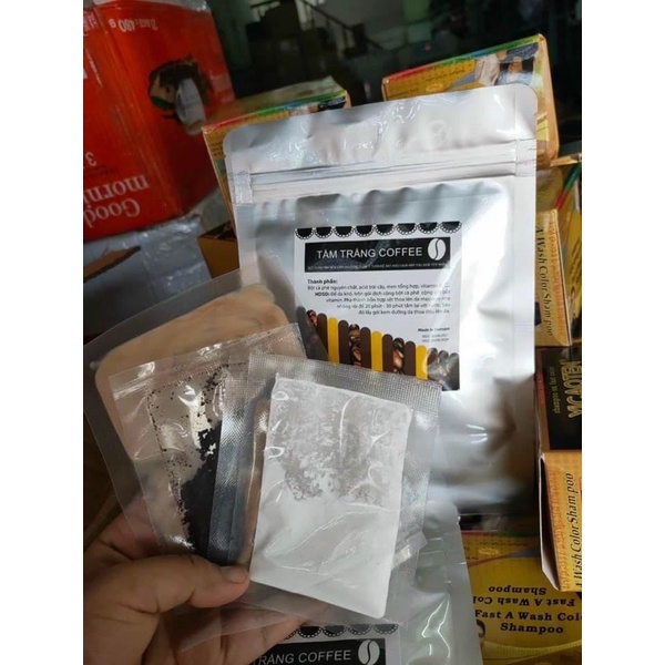 TẮM CÀ PHÊ TÚI BẠC