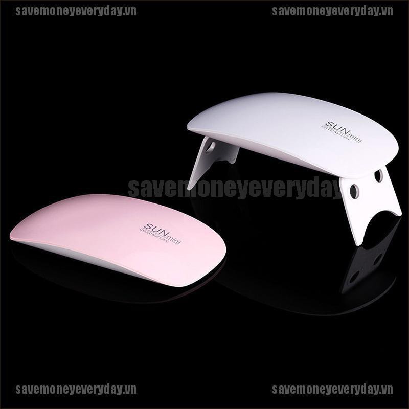 [Save] LED UV Nail Dryer Curing Lamp SUN mini 6W Light Portable Gel Based Polish dry [VN]
