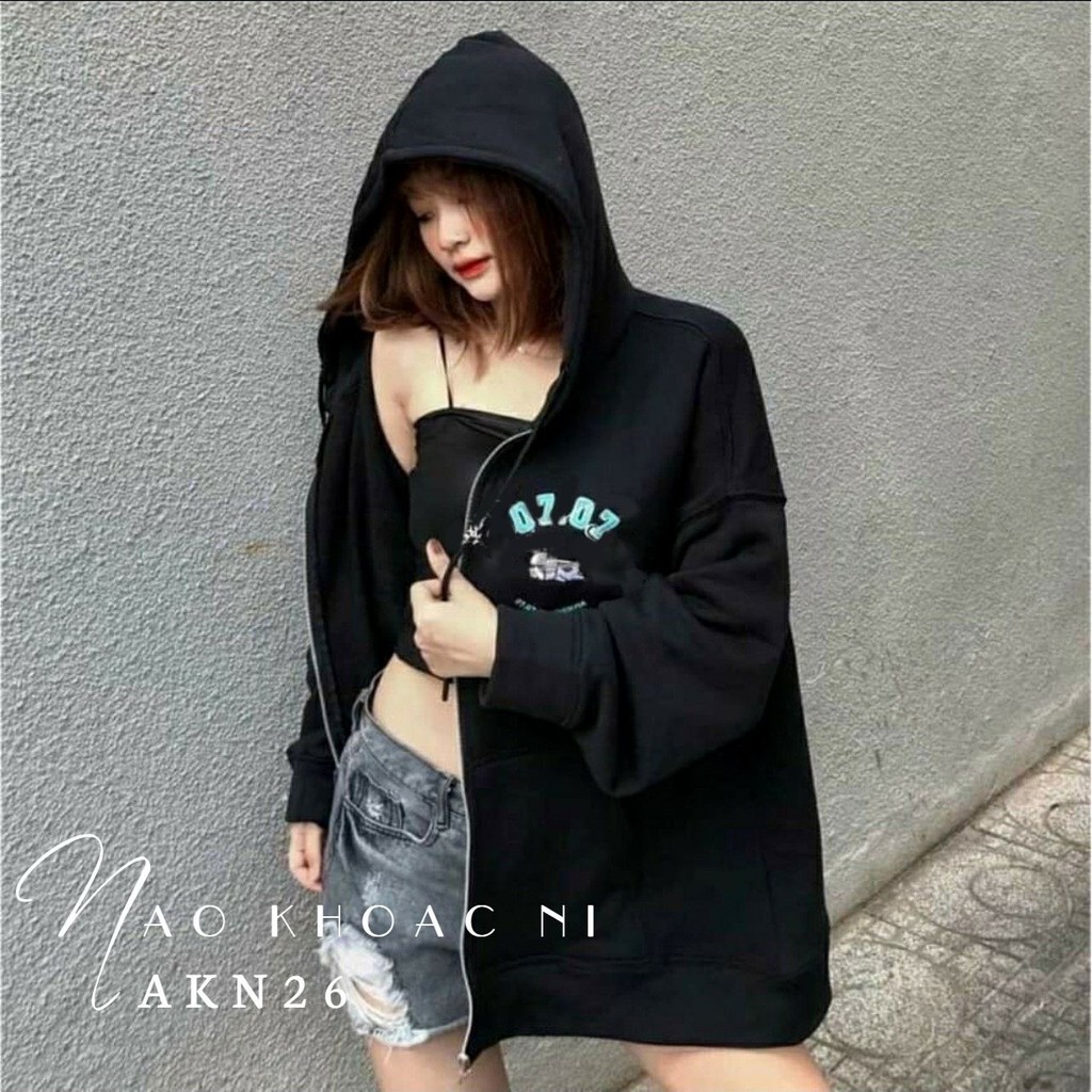 ÁO KHOÁC NỈ DÂY KÉO NAM NỮ UNISEX THÊU CÚN 0707 CỰC HOT AKN26 ⚡FREESHIP⚡100% ẢNH THẬT⚡ NN CHUYÊN SỈ - NN STORE | BigBuy360 - bigbuy360.vn