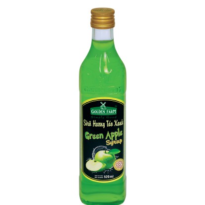 Syrup Golden Farm Táo Xanh (Apple Syrup) 520 ml - SGF020