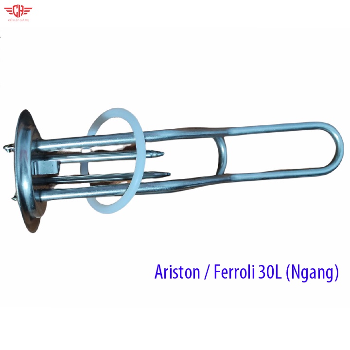 Thanh Đốt Bình Nước Nóng Ariston / Ferroli 30L Ngang ( tặng kèm ron)