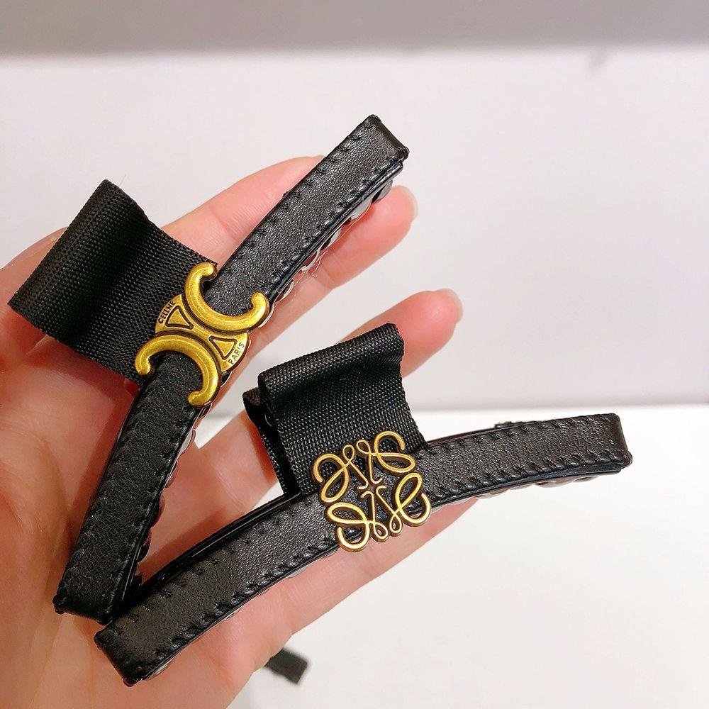 Kẹp Tóc Da Phong Cách Retro Cá Tính Cho Nữ